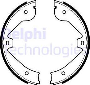 Delphi LS1998 - Kit ganasce, Freno stazionamento autozon.pro