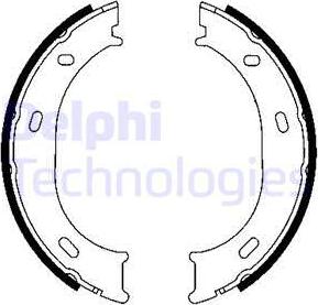 Delphi LS1905 - Kit ganasce, Freno stazionamento autozon.pro