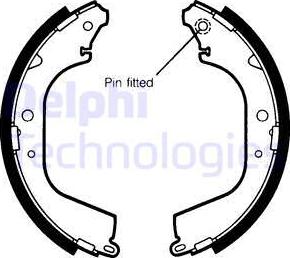 Delphi LS1406 - Kit ganasce freno autozon.pro