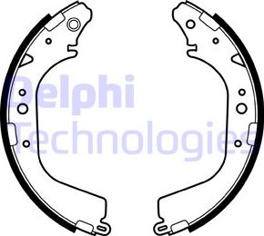 Delphi LS1408 - Kit ganasce freno autozon.pro