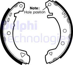 Delphi LS1402 - Kit ganasce freno autozon.pro