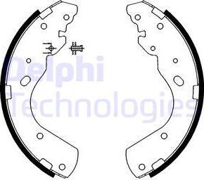 Delphi LS1897 - Kit ganasce freno autozon.pro