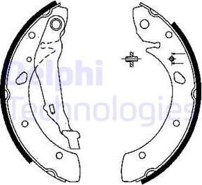 Delphi LS1843 - Kit ganasce freno autozon.pro