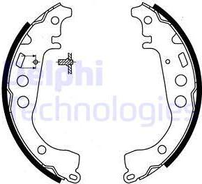 Delphi LS1854 - Kit ganasce freno autozon.pro