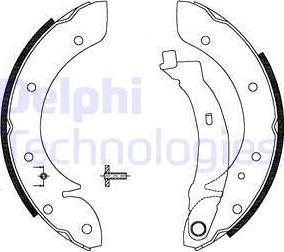 Delphi LS1830 - Kit ganasce freno autozon.pro