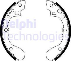 Delphi LS1824 - Kit ganasce freno autozon.pro