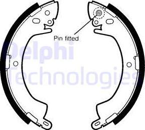 Delphi LS1344 - Kit ganasce freno autozon.pro