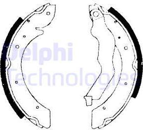 Delphi LS1714 - Kit ganasce freno autozon.pro