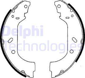 Delphi LS1715 - Kit ganasce freno autozon.pro