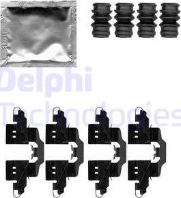 Delphi LX0550 - Kit accessori, Pastiglia freno autozon.pro