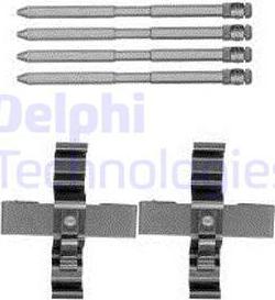 Delphi LX0569 - Kit accessori, Pastiglia freno autozon.pro