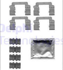 Delphi LX0560 - Kit accessori, Pastiglia freno autozon.pro