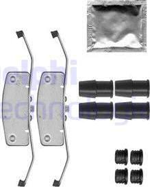 Delphi LX0561 - Kit accessori, Pastiglia freno autozon.pro