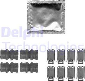 Delphi LX0535 - Kit accessori, Pastiglia freno autozon.pro