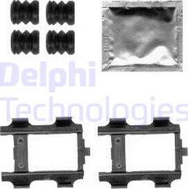 Delphi LX0575 - Kit accessori, Pastiglia freno autozon.pro