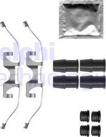 Delphi LX0577 - Kit accessori, Pastiglia freno autozon.pro