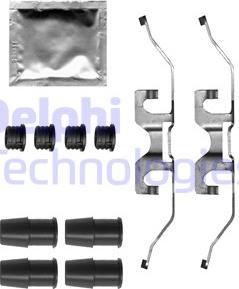 Delphi LX0694 - Kit accessori, Pastiglia freno autozon.pro