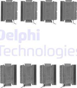 Delphi LX0649 - Kit accessori, Pastiglia freno autozon.pro