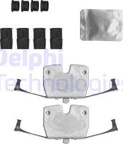 Delphi LX0646 - Kit accessori, Pastiglia freno autozon.pro