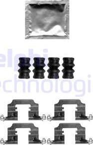 Delphi LX0650 - Kit accessori, Pastiglia freno autozon.pro