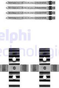 Delphi LX0604 - Kit accessori, Pastiglia freno autozon.pro