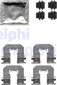 Delphi LX0605 - Kit accessori, Pastiglia freno autozon.pro