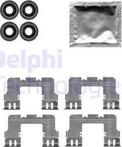 Delphi LX0617 - Kit accessori, Pastiglia freno autozon.pro