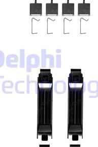 Delphi LX0681 - Kit accessori, Pastiglia freno autozon.pro