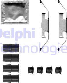 Delphi LX0683 - Kit accessori, Pastiglia freno autozon.pro