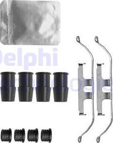 Delphi LX0635 - Kit accessori, Pastiglia freno autozon.pro