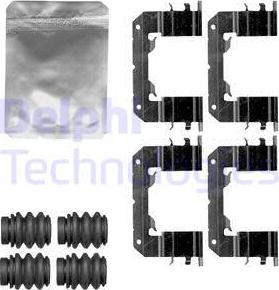 Delphi LX0630 - Kit accessori, Pastiglia freno autozon.pro