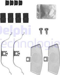 Delphi LX0632 - Kit accessori, Pastiglia freno autozon.pro