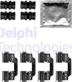 Delphi LX0622 - Kit accessori, Pastiglia freno autozon.pro