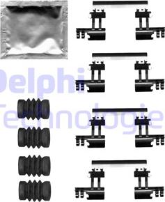 Delphi LX0679 - Kit accessori, Pastiglia freno autozon.pro