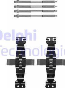 Delphi LX0674 - Kit accessori, Pastiglia freno autozon.pro