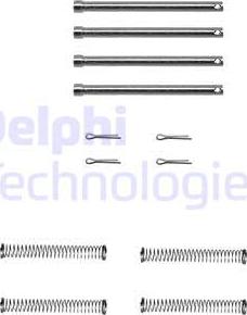 Delphi LX0097 - Kit accessori, Pastiglia freno autozon.pro