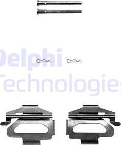 Delphi LX0380 - Kit accessori, Pastiglia freno autozon.pro