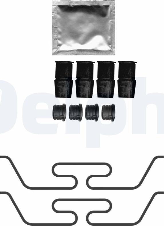 Delphi LX0750 - Kit accessori, Pastiglia freno autozon.pro