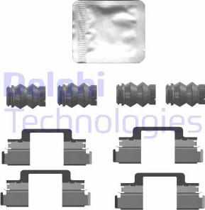 Delphi LX0769 - Kit accessori, Pastiglia freno autozon.pro