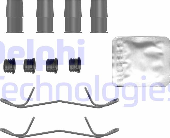 Delphi LX0773 - Kit accessori, Pastiglia freno autozon.pro