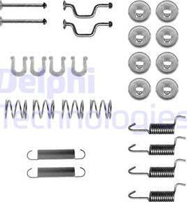 Delphi LY1408 - Kit accessori, Ganasce freno stazionamento autozon.pro