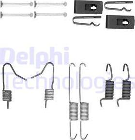 Delphi LY1402 - Kit accessori, Ganasce freno stazionamento autozon.pro