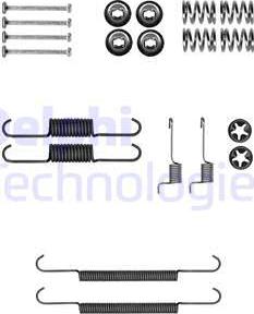 Delphi LY1418 - Kit accessori, Ganasce freno stazionamento autozon.pro