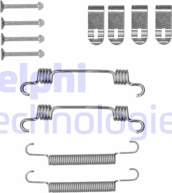 Delphi LY1436 - Kit accessori, Ganasce freno stazionamento autozon.pro