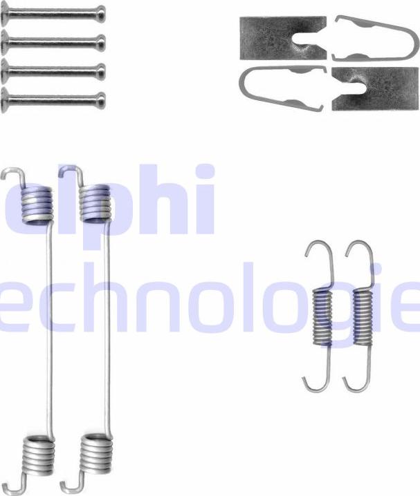 Delphi LY1430 - Kit accessori, Ganasce freno autozon.pro