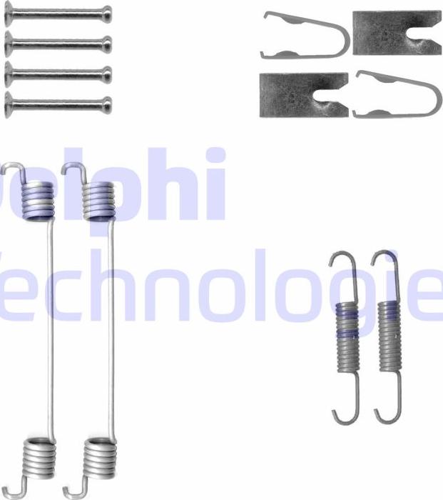 Delphi LY1431 - Kit accessori, Ganasce freno autozon.pro