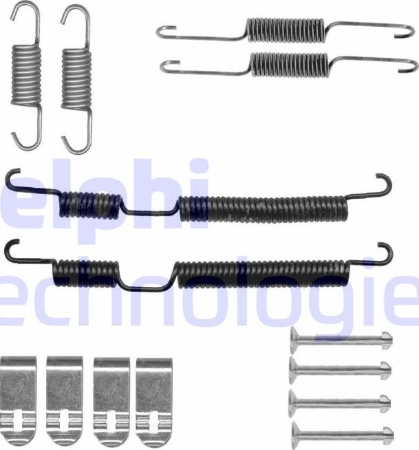 Delphi LY1432 - Kit accessori, Ganasce freno autozon.pro