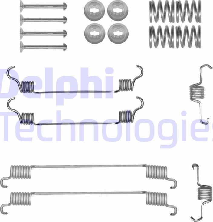 Delphi LY1429 - Kit accessori, Ganasce freno autozon.pro