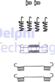 Delphi LY1428 - Kit accessori, Ganasce freno stazionamento autozon.pro