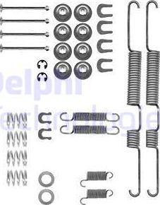 Delphi LY1191 - Kit accessori, Ganasce freno autozon.pro